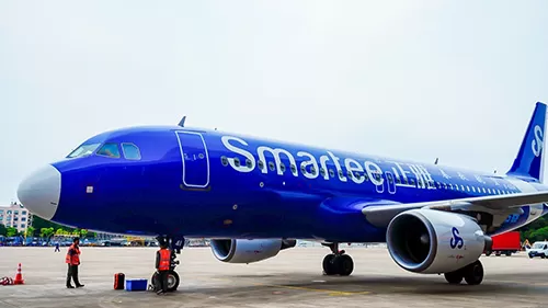 Smartee-Technology fait ses débuts dans un avion à thème avec Spring Airlines